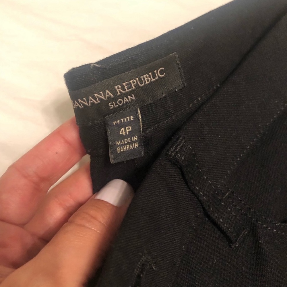 Banana Republic Black Sloan 4Petite Pant